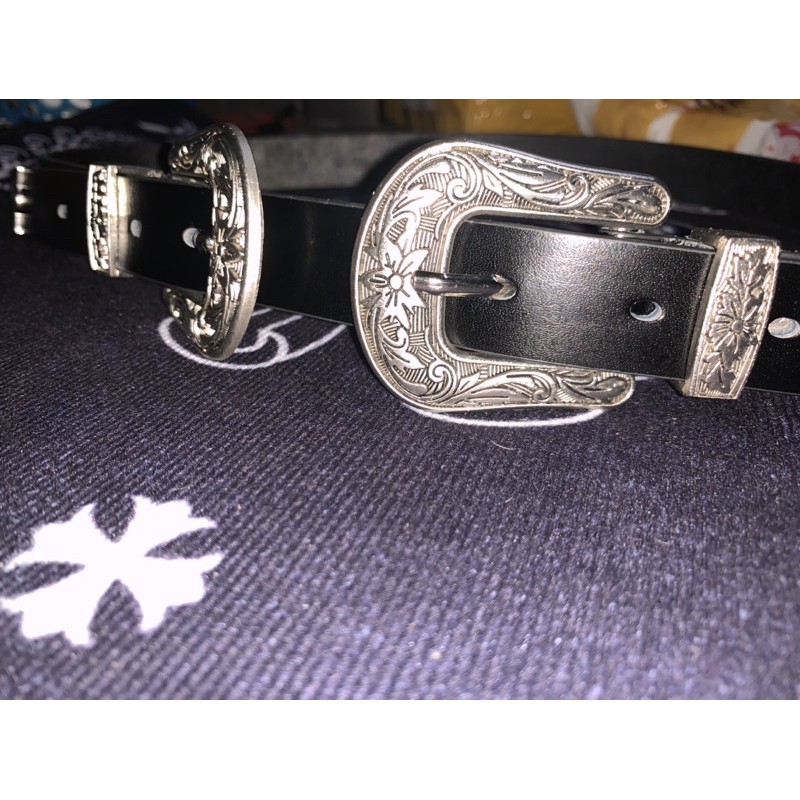 Thắt lưng Vintage 2 đầu da thật hàng cao cấp.