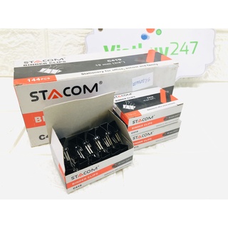 Kẹp bướm stacom 19mm, hộp 12 cái