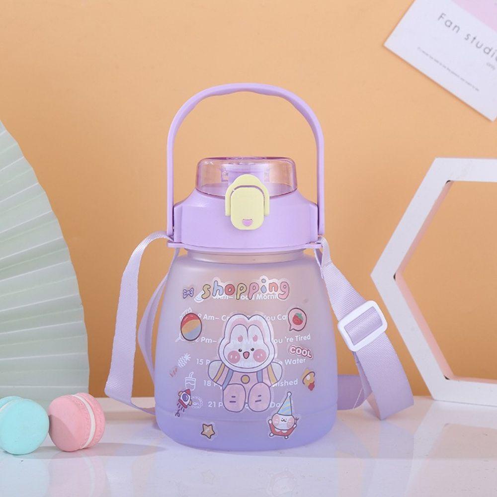 YIYU Cốc Uống Nước Dung Tích Lớn 1300ml Màu Sắc Gradient Dành Cho Mùa Hè