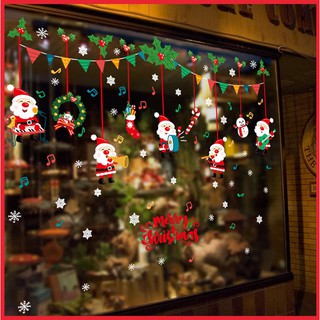 Tranh decal merry christmas