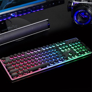 Bàn phím giả cơ cổ điển có dây có đèn led Eweadn Classic GX60 -dc2868