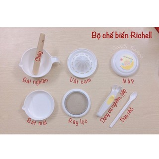 Bộ chế biến ăn dặm Richell