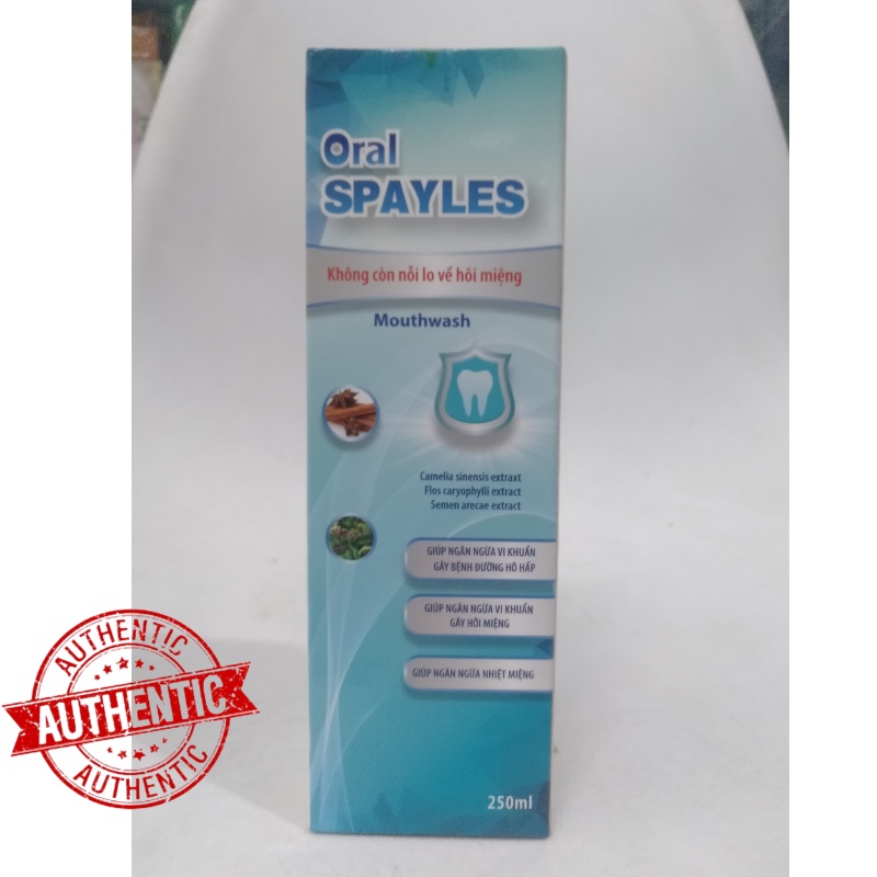 Nước Súc Miệng ORAL SPAYLES Chai 250ml