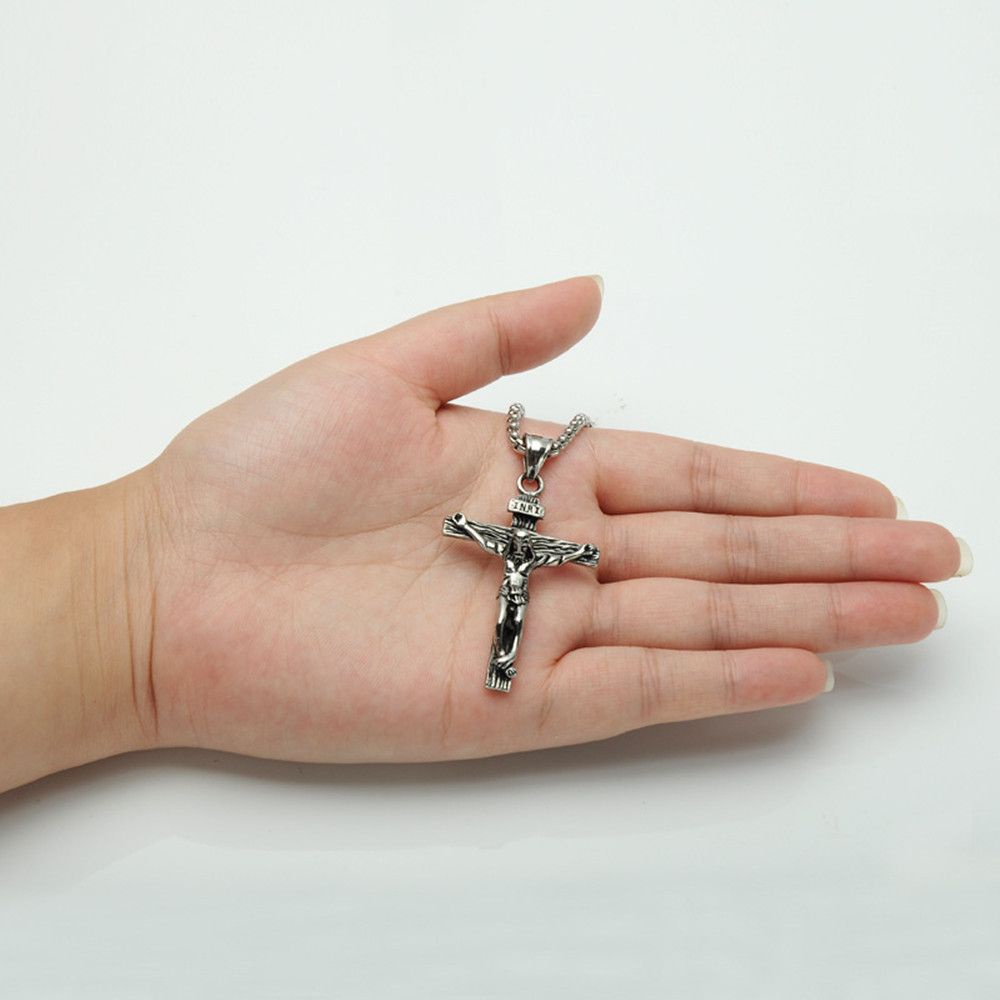 Vòng cổ Mặt Thánh Giá Thời Trang|Nhẫn Inox 316L Màu Sắc Thanh Lịch