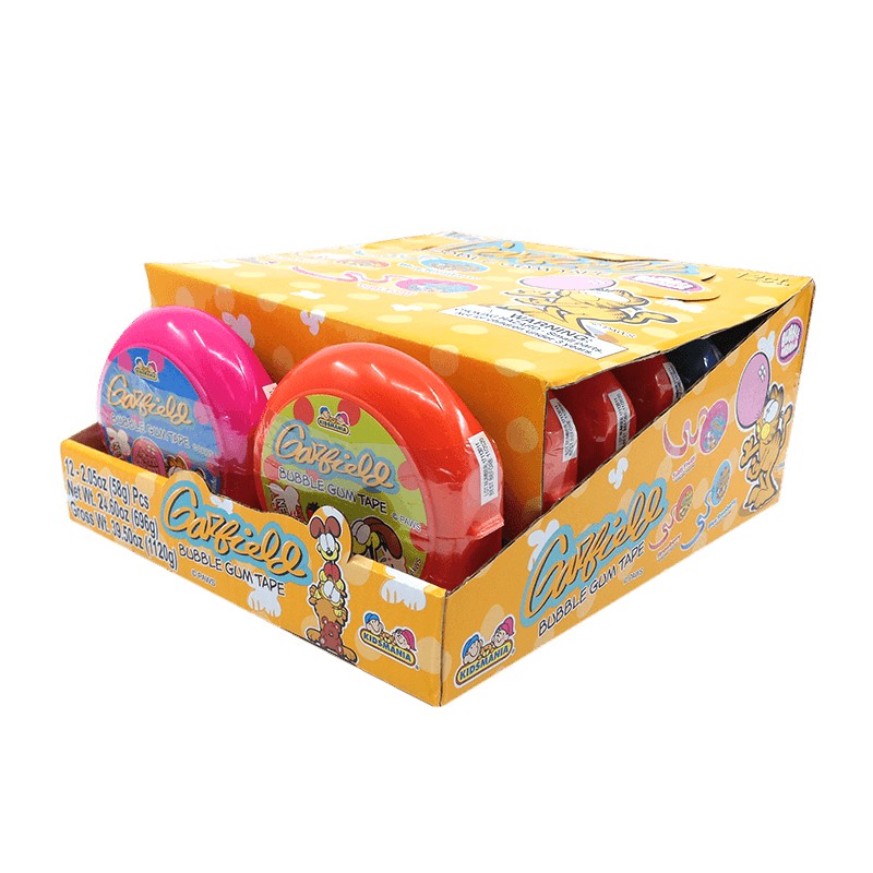 Kẹo gum cuộn Garfield Bubble Gum Tape 58gr