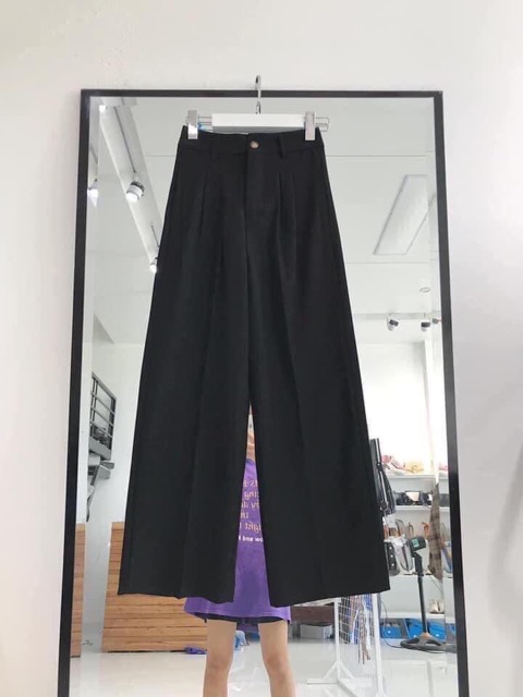 Quần ống rộng vải tuyết mưa siêu hack chân | BigBuy360 - bigbuy360.vn