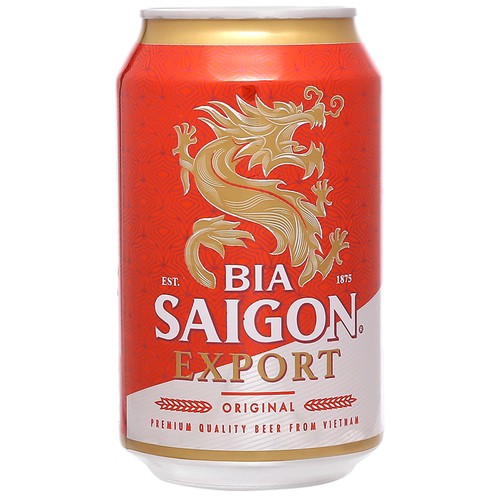 Lon Lẻ Bia Saigon Export - Sài Gòn Đỏ 330ml/Lon