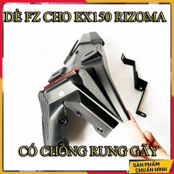 Dè Fz Chắn Bùn Sau Cho Ex 150 ( Exciter 150 ) Rizoma Chính Hãng