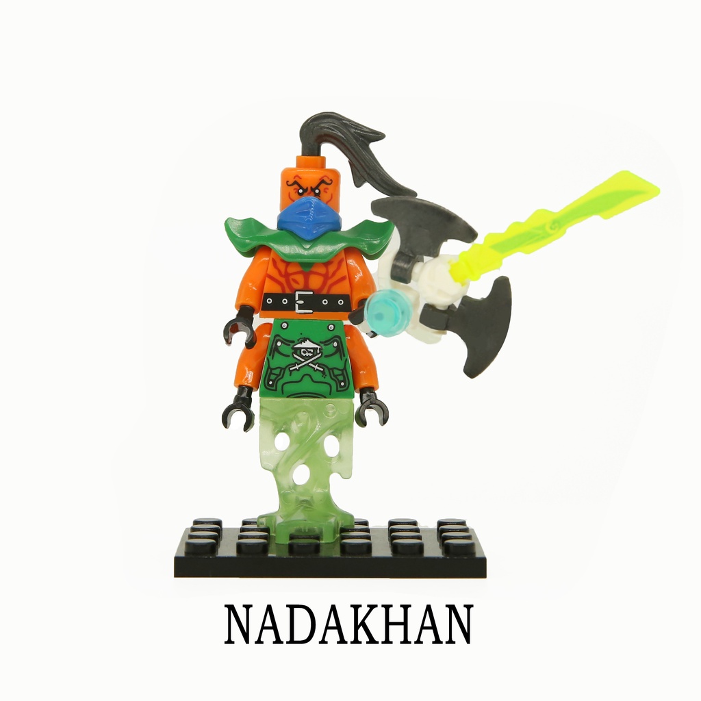 Đồ chơi lắp ráp nhân vật lego ninjago MrE,NADAKHAN 2 dạng biến thể