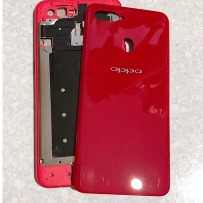 bộ vỏ oppo A5s - gồm lưng,xương ,sườn,phím,kính camera