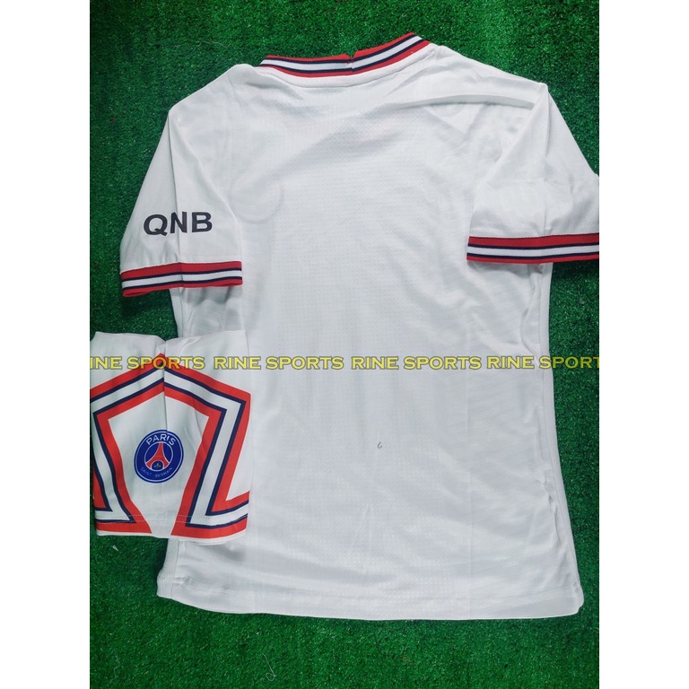 Bộ PSG ( Paris Saint Germain ) trắng hàng Super  thailand 2022-2023 Giống thi đấu