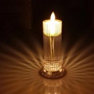 Đèn nến thờ cúng điện tử led lấp lánh,  ánh sáng toả nhiều hình đẹp, ánh sáng cố định và ánh sáng chuyển động