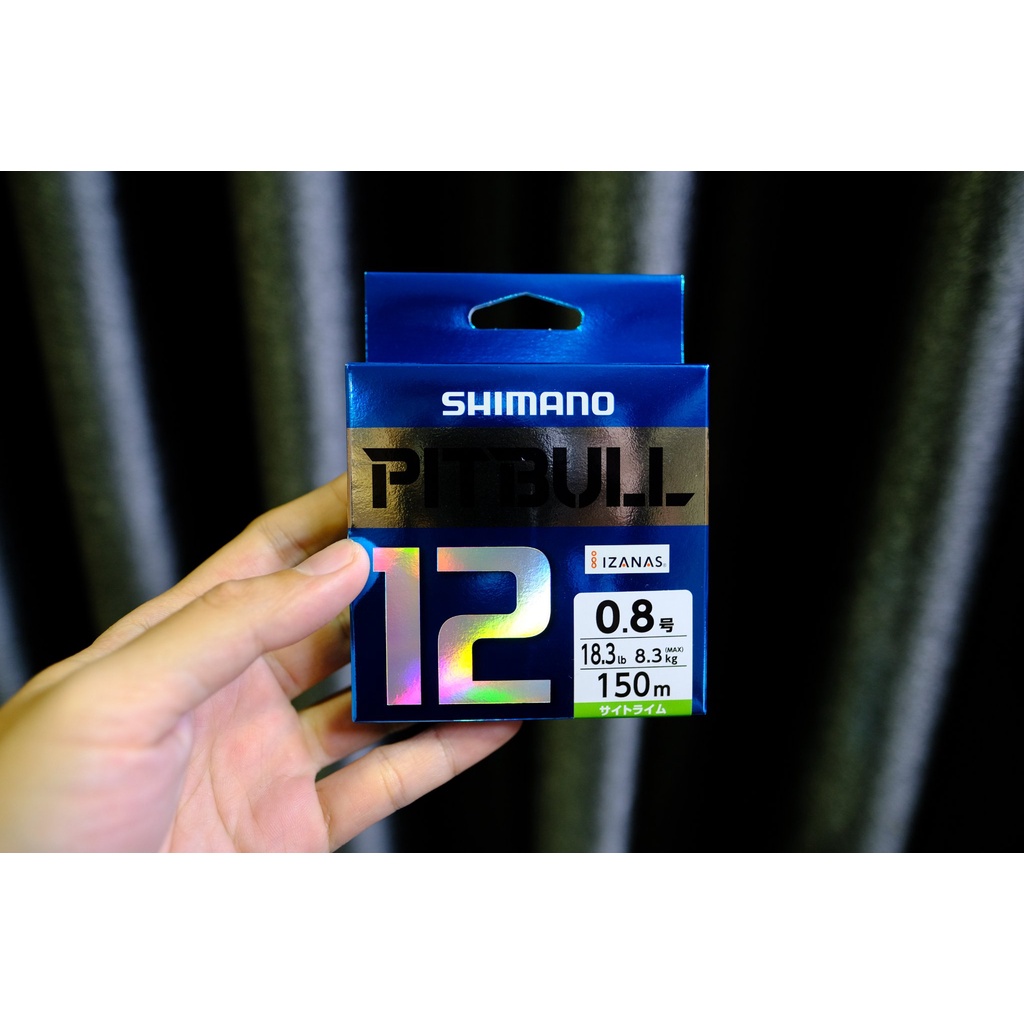 SHIMANO PITBULL 12 Lõi  #0.8 150m #1.5 150m #2.0 150m