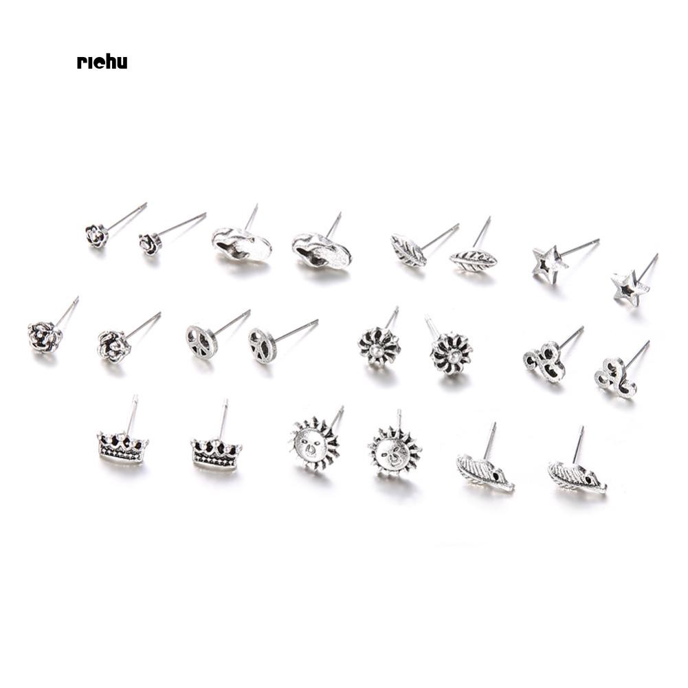 Set 11 Cặp Bông Tai Thời Trang Bohemia Cho Nữ