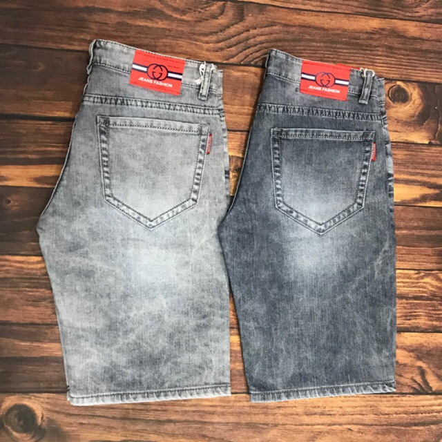 Quần jeans short nam co giãn có nhiều size JN18