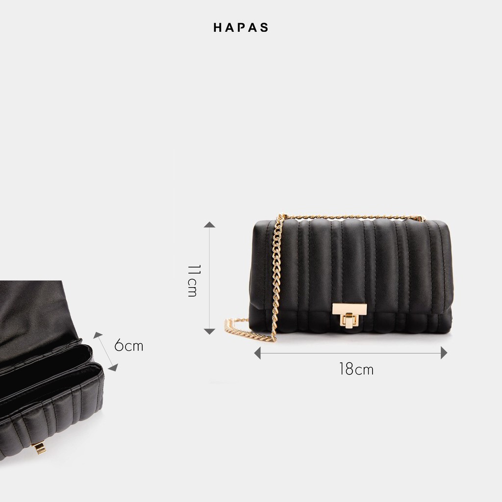 [Mã WABRWB24 giảm 30K đơn 99K] Túi Xách Nữ Trần Chỉ Sọc Sz 18 HAPAS - TSN18332 | BigBuy360 - bigbuy360.vn