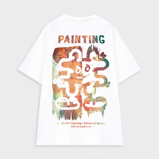 Áo thun 8YO Tranh Sơn Dầu Tee - Trắng