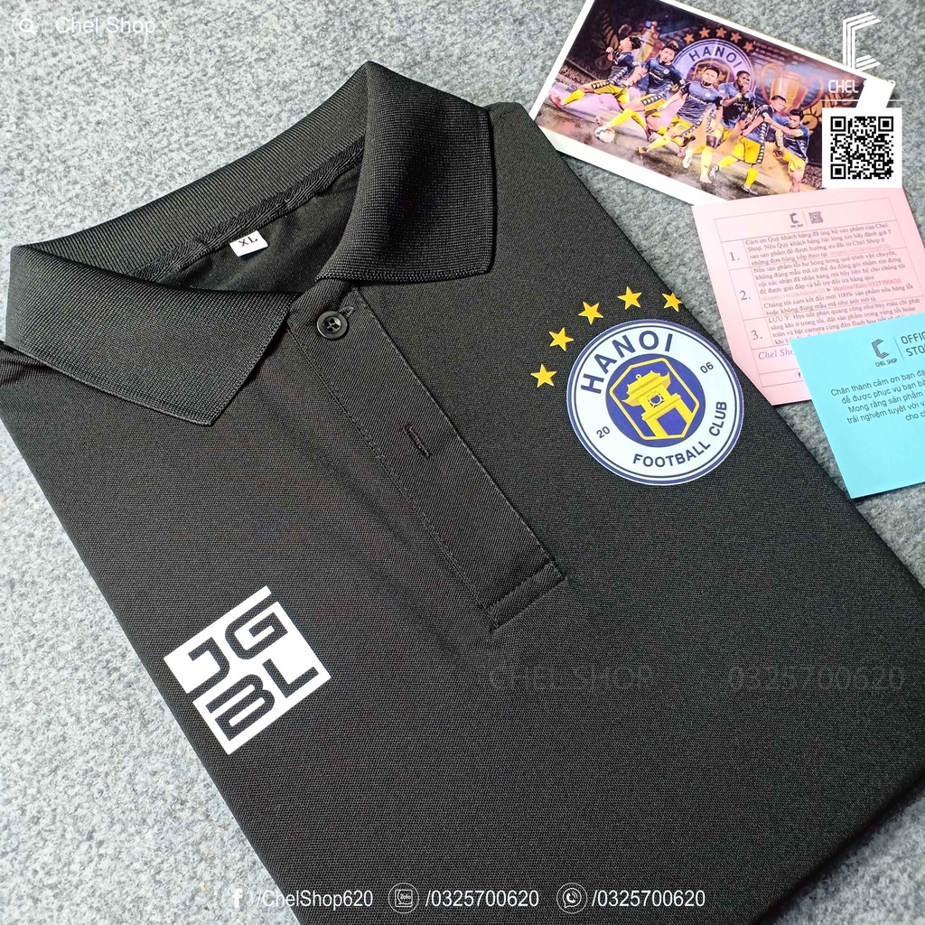 Áo polo cao cấp Hà Nội FC [ẢNH THẬT]