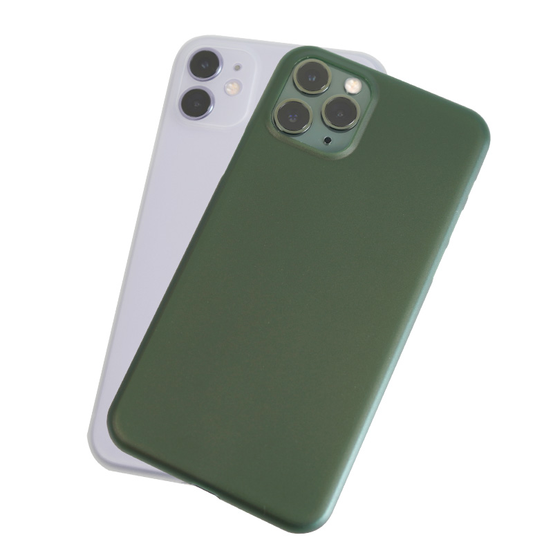 Ultra Thin Matte Transparent PP Phone cases For Compatible For iPhone 12 Mini 12Pro Max Case Cover Luxury Phone Bag