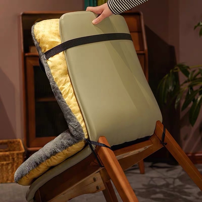 Nệm lót ghế dài, đệm ngồi bệt tựa lưng cao, gối ôm đa năng trang trí decor xe oto sofa