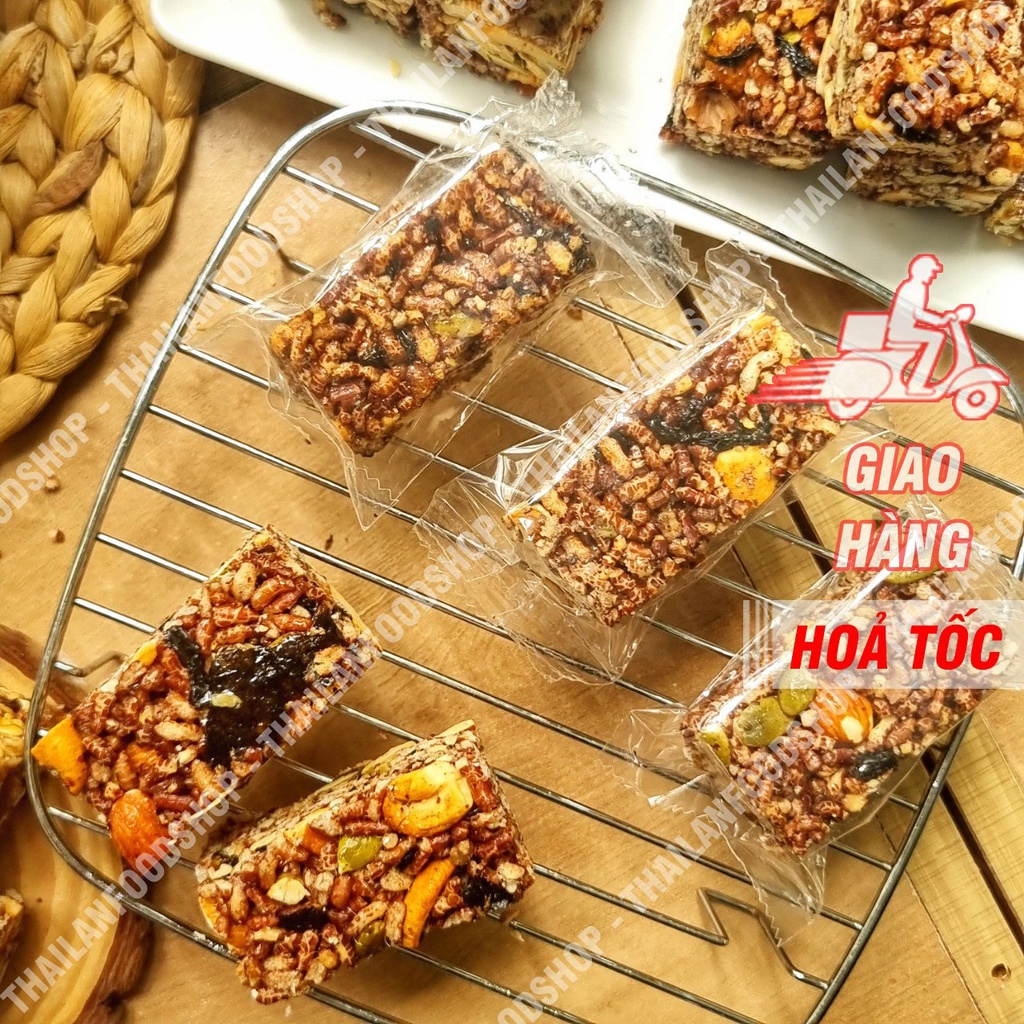 Thanh Gạo Lứt Rong Biển - Combo 20 Thanh Rời