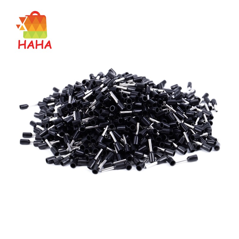1000 Đầu Nối Cách Điện Màu Đen E1008 18awg