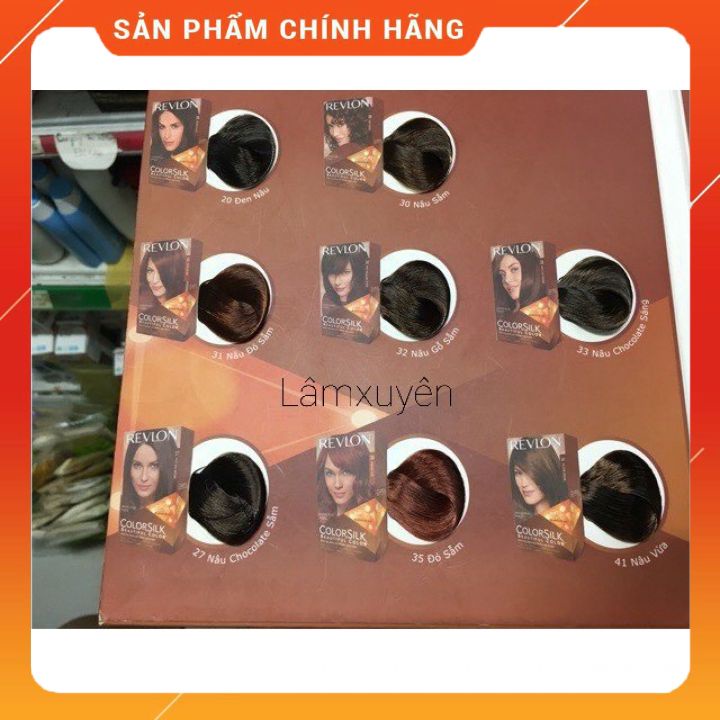 Nhuộm REVLON Colorsilk 60ML  Lên màu tóc nhanh, giữ màu lâu phai, giàu dưỡng chất