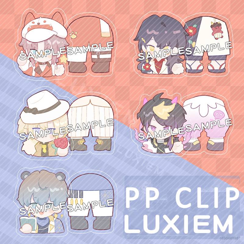Kẹp Giấy Bằng Acrylic Hình Anime IKE LUCA MYSTA SHU VOX