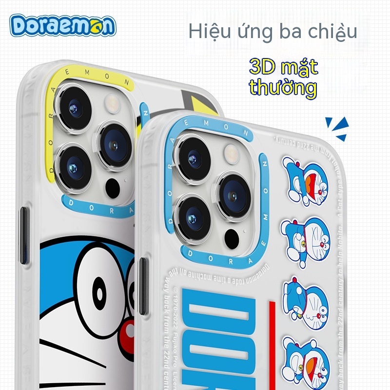 Ốp Điện Thoại Họa Tiết Doraemon Bảo Vệ Cho iPhone 13