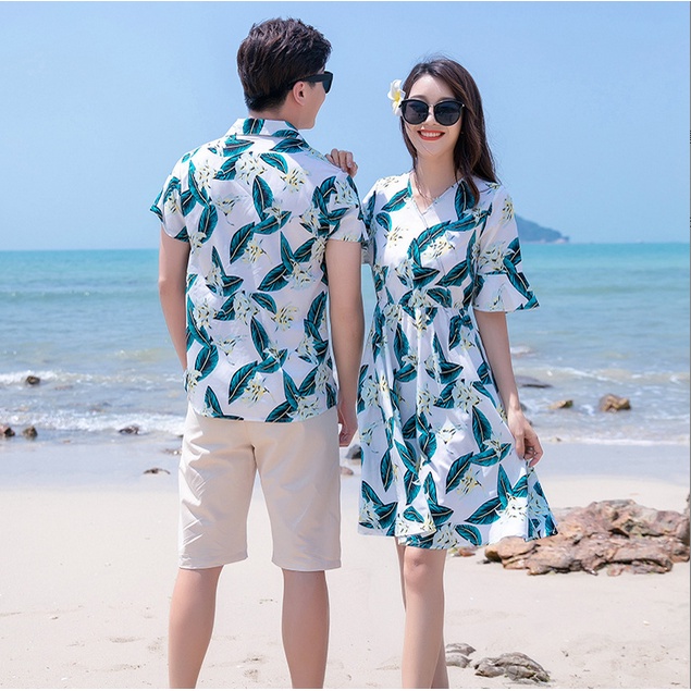 Áo polo Thời Trang Đi Biển Cho Gia Đình