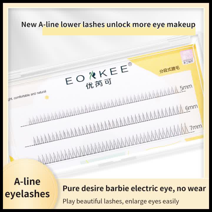 Hộp Lông Mi Giả Dáng Chữ A Nối Mi Giả Ngắn Tiện Dụng