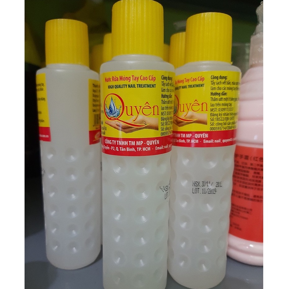 Nước rửa móng cao cấp Quyên 125ml