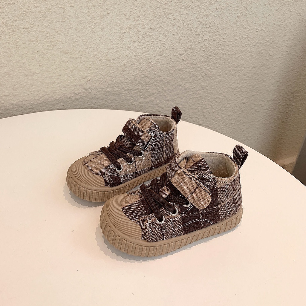 Giày Vải Canvas Đế Mềm Thoáng Khí Dễ Phối Đồ Thời Trang Mùa Xuân Cho Bé Gái