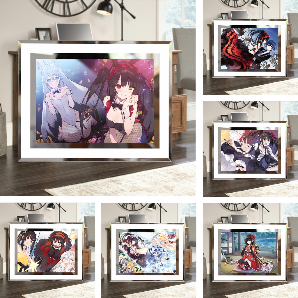 Khung kính để bàn Tokisaki Kurumi (14) Anime Manga Light Novel Date A Live by 2D Tộc Shop