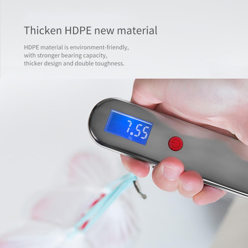 Xiaomi Youpin Set 20 Túi/Cuộn Đựng Rác  Jiezhi Bằng Nhựa Dày Thiết Kế Có Dây Rút Sử Dụng Tiện Lợi Trong Nhà