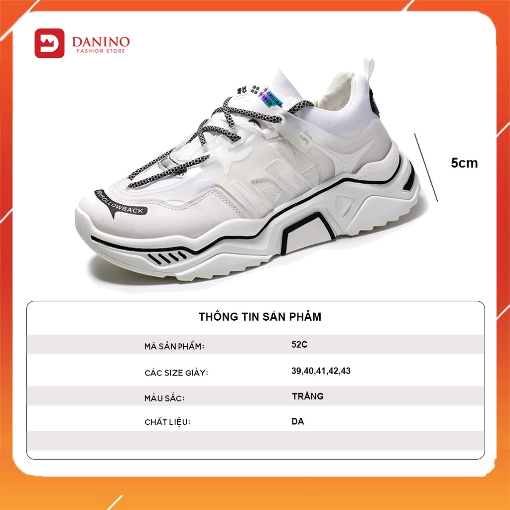 Giày sneaker nam thể thao đẹp tăng chiều cao 52C | BigBuy360 - bigbuy360.vn