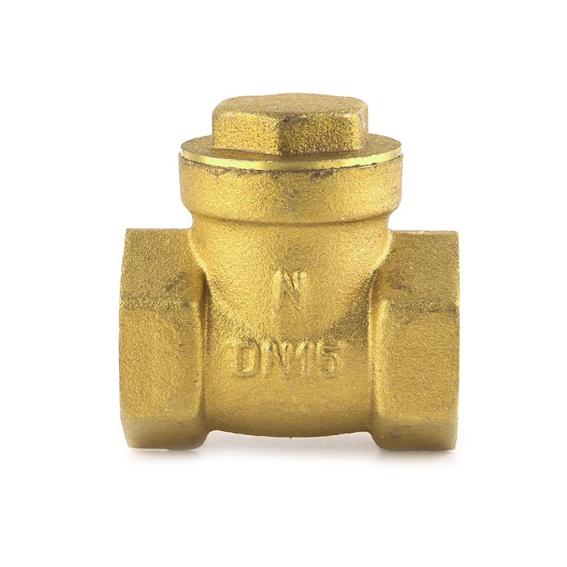 Van Kiểm Tra Đường Ngang Bằng Đồng Thau Màu Vàng 1 / 2 &quot;