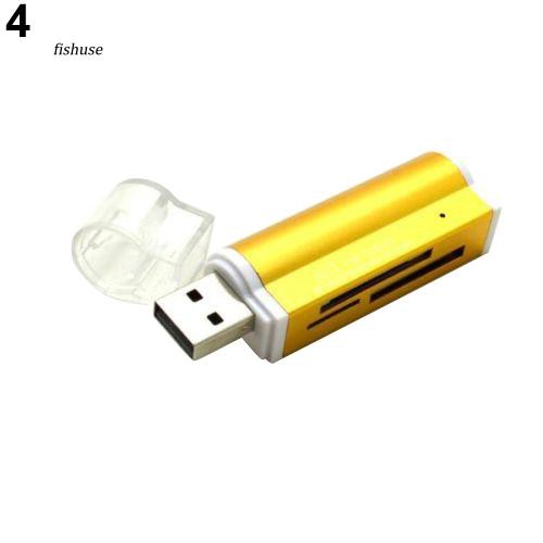 Đầu đọc thẻ nhớ SD TF MMC SDHC tốc độ cao có cổng USB 2.0 | BigBuy360 - bigbuy360.vn