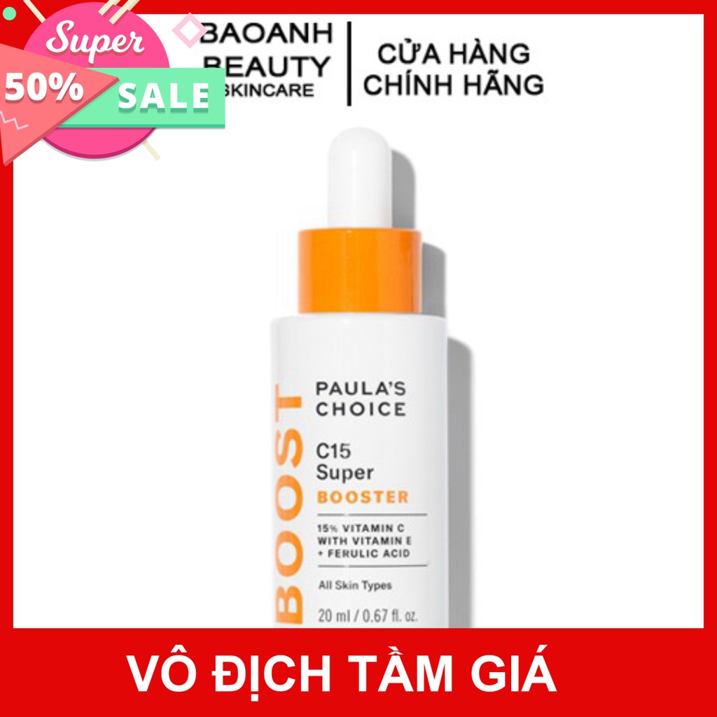 Tinh chất tăng cường bổ sung Vitamin C Paula's Choice Resist C15 Super Booster 20ml 7770