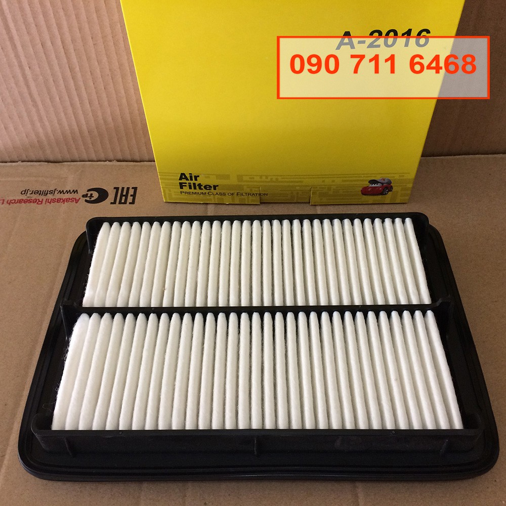 Lọc gió động cơ xe Nissan Navara 2.5 2005, 2006, 2007, 2008, 2009, 2010, 2011, 2012, 2013 16546-EB70D hàng Nhật