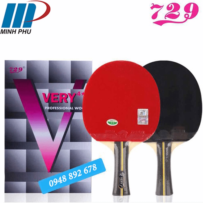Vợt Bóng Bàn 729 Very 4 Sao ⚡ Vợt Đánh Bóng Bàn Cho Phổ Thông Cho Người Mới
