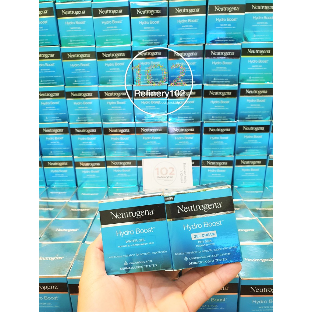 (Date 2024) Kem dưỡng ẩm Neutrogena Hydro Boost Water Gel da dầu / Gel Cream da khô | BigBuy360 - bigbuy360.vn