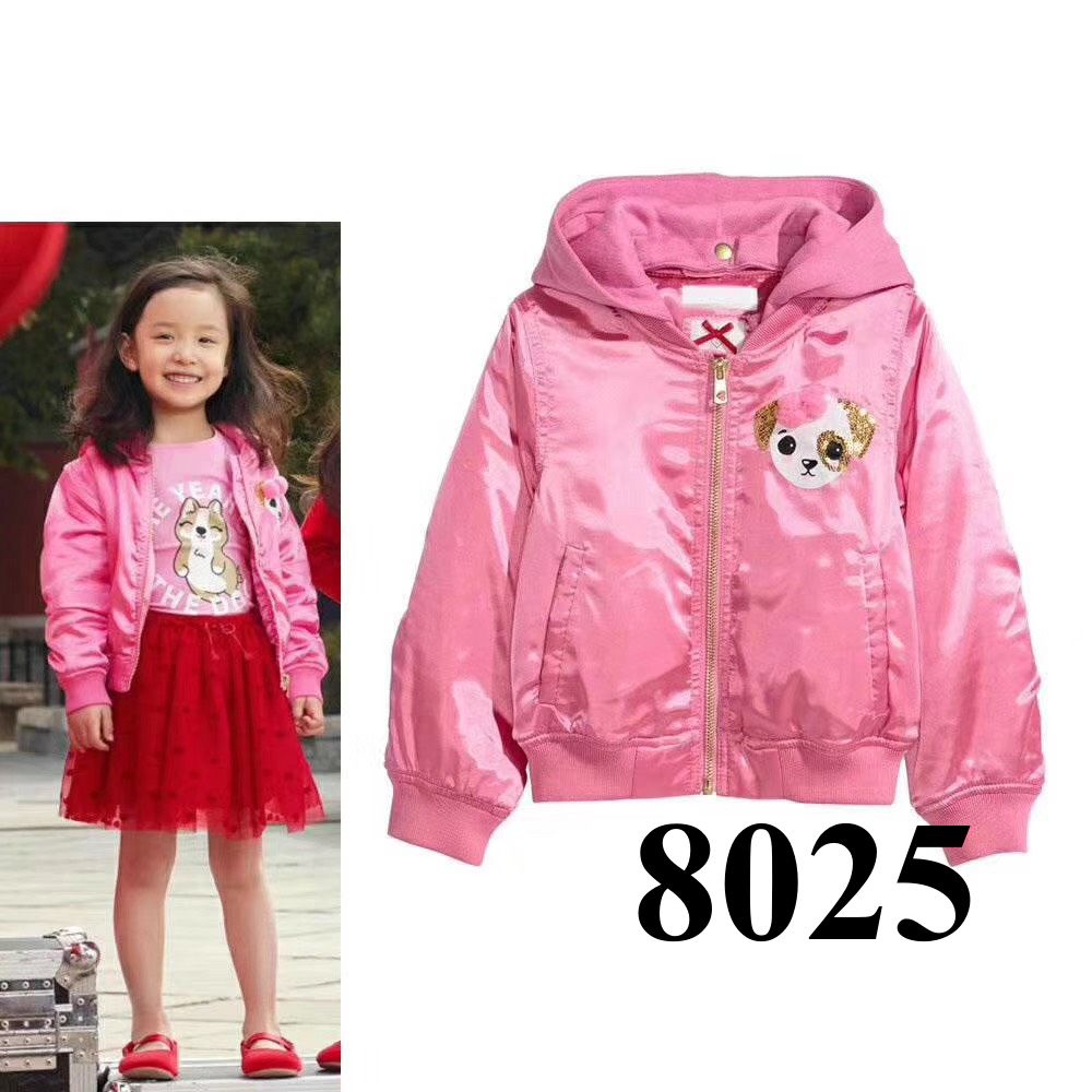 SALE 155K * Mã 8025: Áo khoác bé gái mũ nỉ siêu xinh  - Các màu như hình - Size: 4-5-6-14-16 tuổi - Giá: 199K