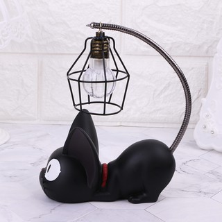 Đèn ngủ hình mèo con màu đen xinh xắn