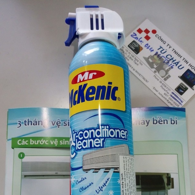 Chai vệ sinh máy lạnh McKenic - Air Conditioner Cleaner (374 g)