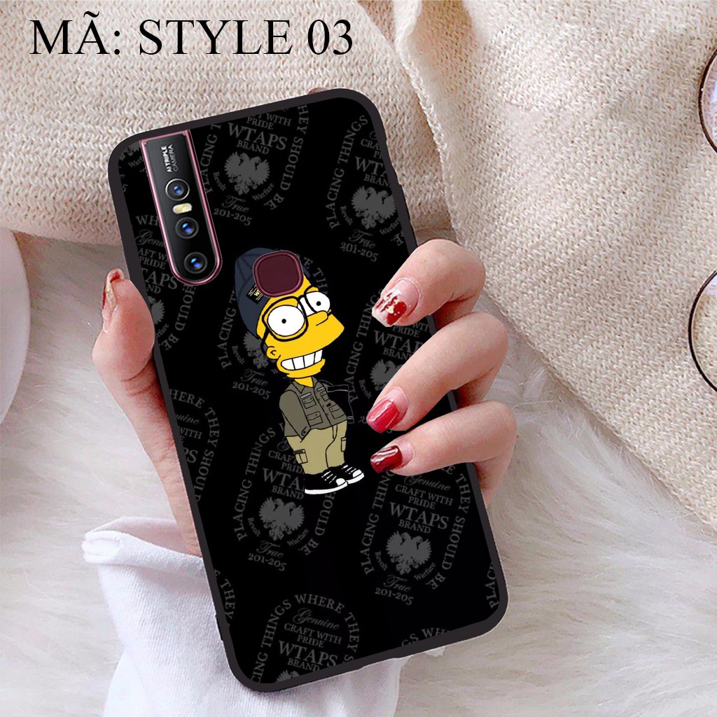 Ốp lưng Vivo V15 viền dẻo TPU BST Phong cách