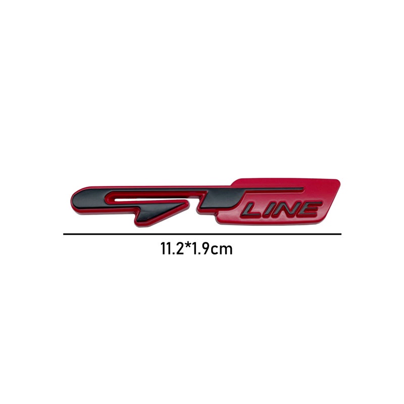 Miếng Dán Logo 3D Bằng Kim Loại Cho Peugeot Sonata Kia GT LINE ELANTRA Sportage Stinger KX5 K3 K4 K5