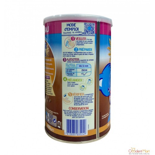 Bột pha sữa Nestle P'tit Souper vị bích quy sô cô la 400g - từ 12 tháng