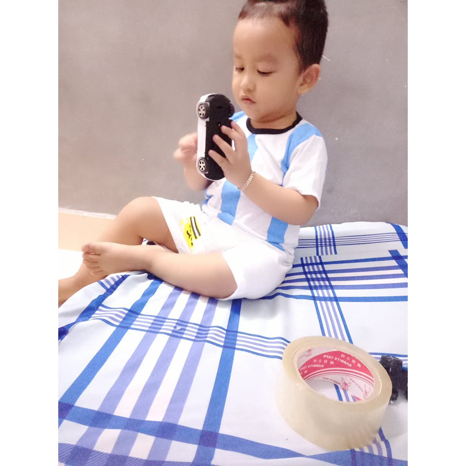 Set 5 bộ thể thao cộc tay cotton 2 chiều từ 3-14kg
