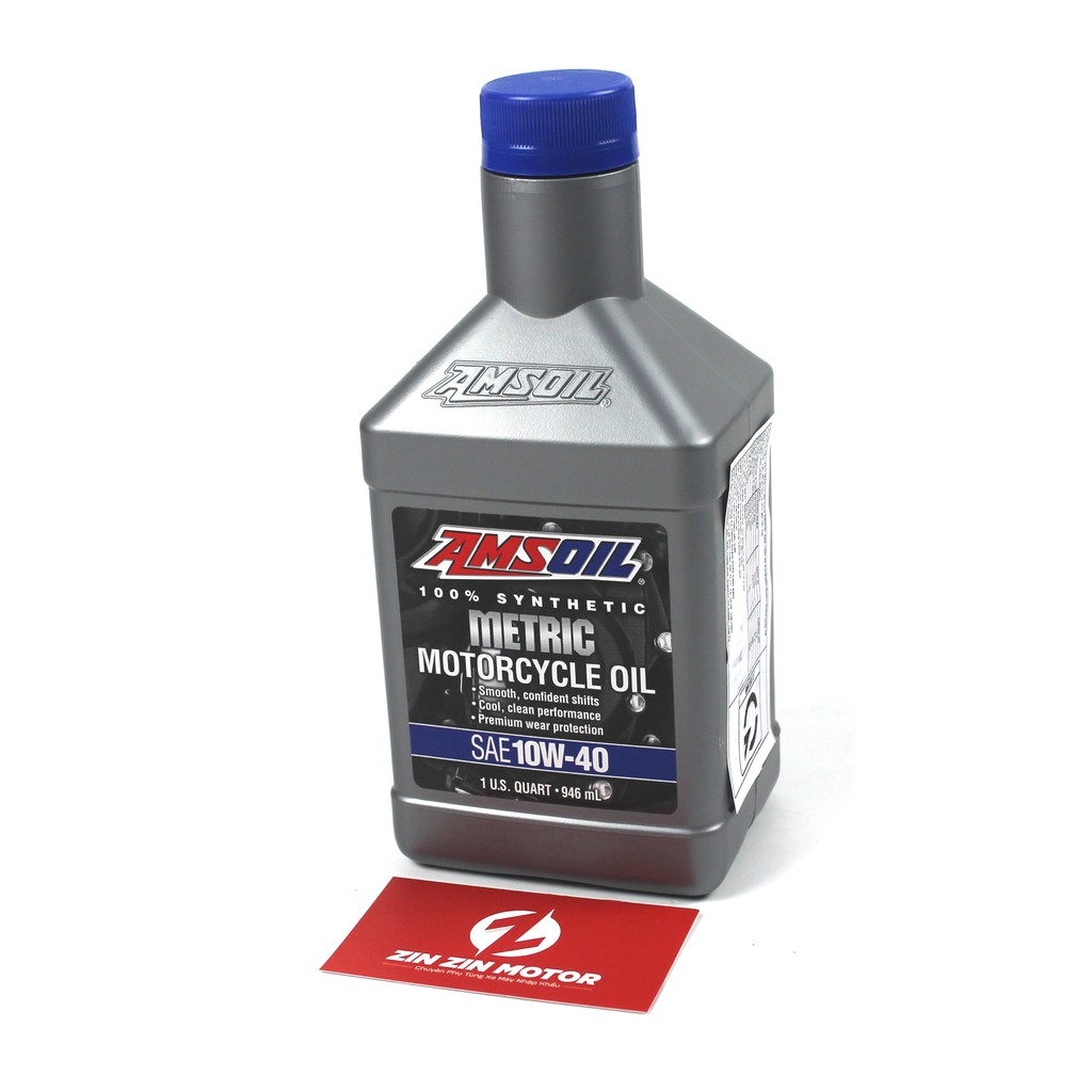 Nhớt Amsoil Metric 10W40 946ml - Zin Zin Motor